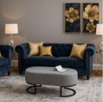 BANQUETA MOON GRIS